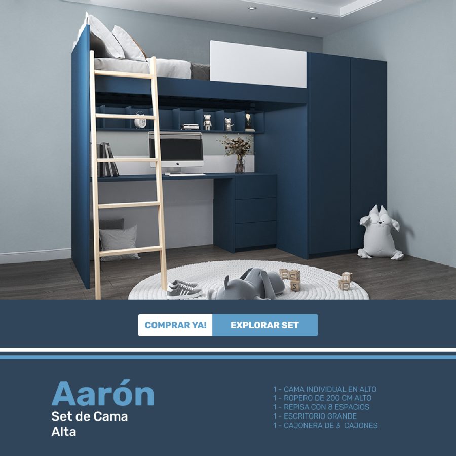 SET AARON - SET DE CAMA ALTA